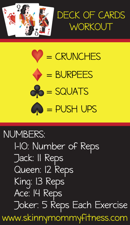 deck of cards workout